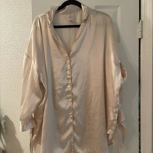 Beach Riot silk blouse